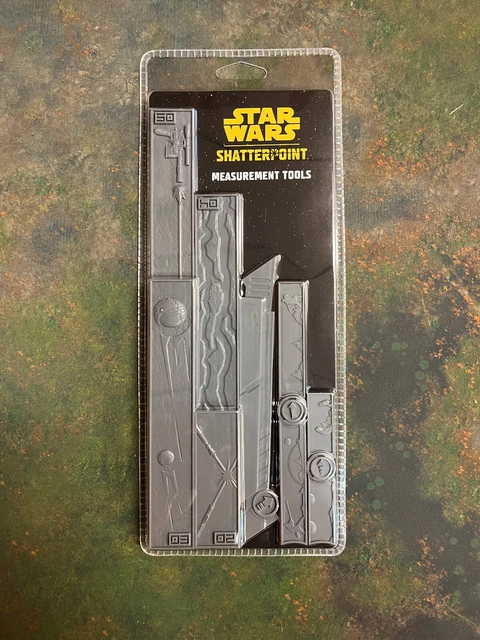 Star Wars Shatterpoint Measurement Tools - Miniatures Board Game New!