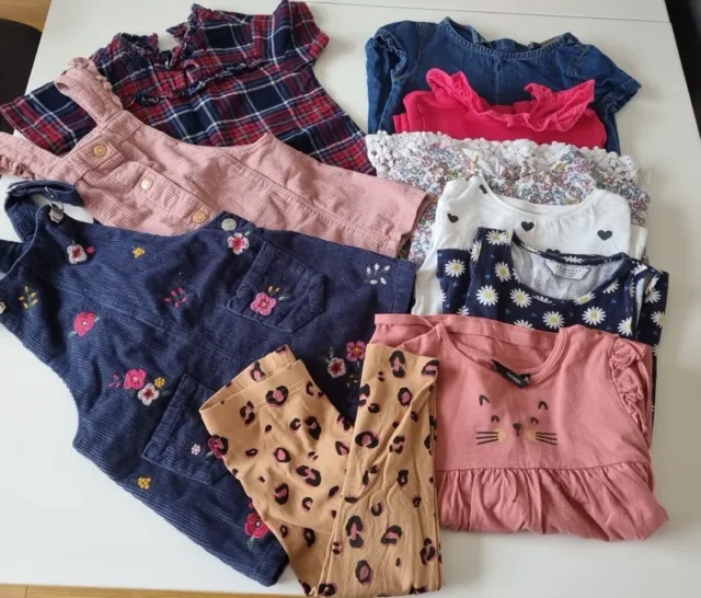 Girls' clothes bundle 3-4 years x10 items. Next / F&F / Primark
