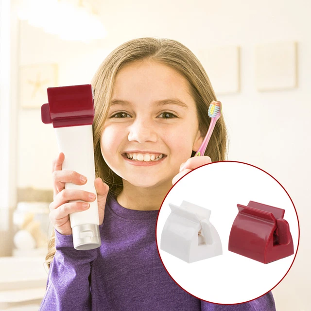 2 PIEZAS Manual Pasta de Dientes Tubo Llave Rodillo Estante Herramienta Niño