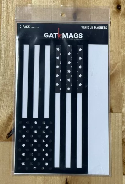 AMERICAN FLAG Magnets GAT MAGNET BRAND NEW Black (2) Magnets (right/left)