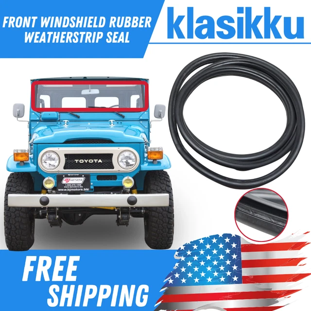 Joint En Caoutchouc Pare-brise / Garniture Météo 6 Pieds - Pour Modèles Toyota - Noir