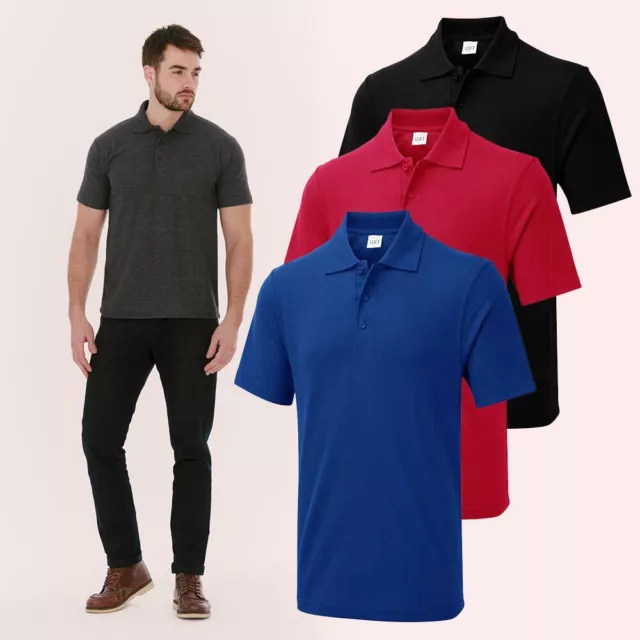 UX1 POLO by Uneek - Men's Unisex Polo Shirt - Size XS to 6XL - 10 Colours