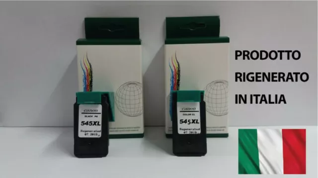 CARTUCCE PER CANON COD. PG545XL n.2 NERI RIGENERATE ALTA CAPACITà PIXMAG2500