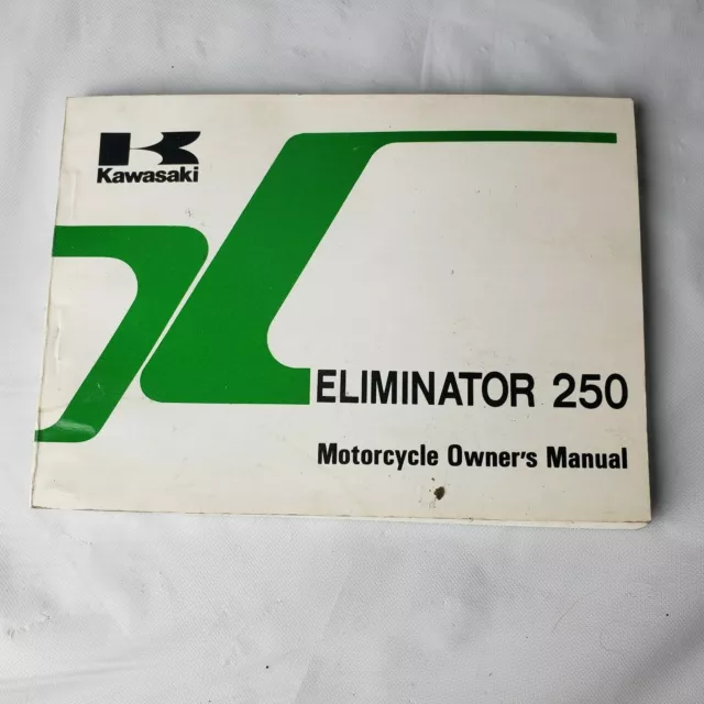 1988 Kawasaki EL250 Eliminator Owner's Manual Book OEM ORIGINAL 99920-1400-01