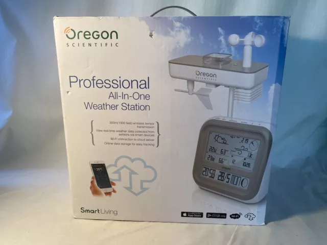 Oregon Scientific WMR500 Professional All-in-One in/Outdoor Weather Station  - Monitor Local Indoor & Outdoor Temperature and barometric Pressure