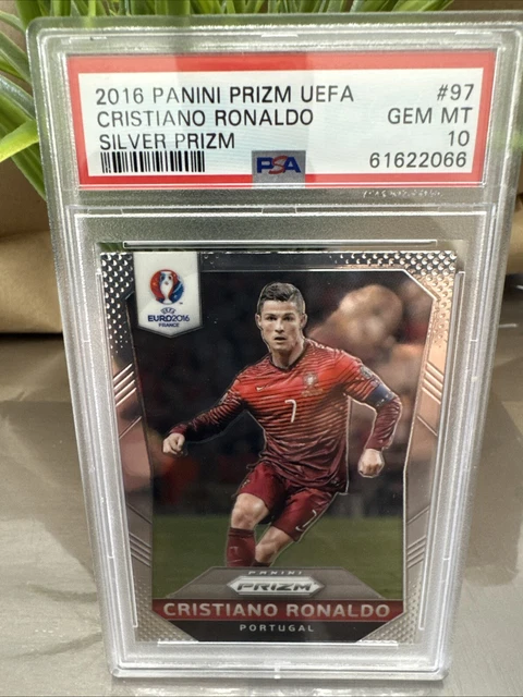 クリスティアーノ ロナウド Panini Prizm PSA 10 クリスティアーノ