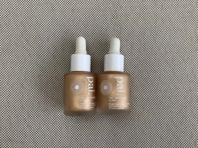 2 gotas de resaltado Pai The Impossible Glow 02 champán 10 ml CORREO GRATUITO