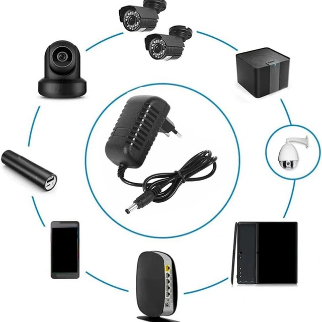 DOITOOL Adaptateur D'alimentation Réglable Pour Alimentation CC US Plug