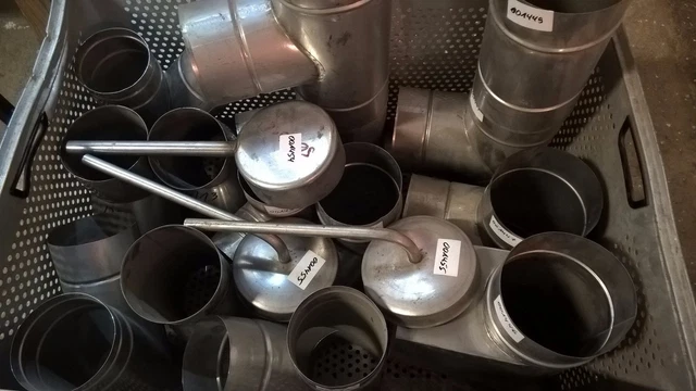 Edelstahl Schornsteinrohr Einwandig – Für Kamin, Ofen & Sanierung, Länge & Durchmesser Wählbar!