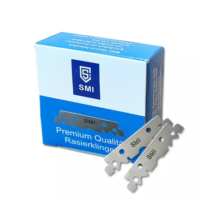 SMI Premium Qualität Rasierklingen für Wechselklingen Rasiermesser Packung  100