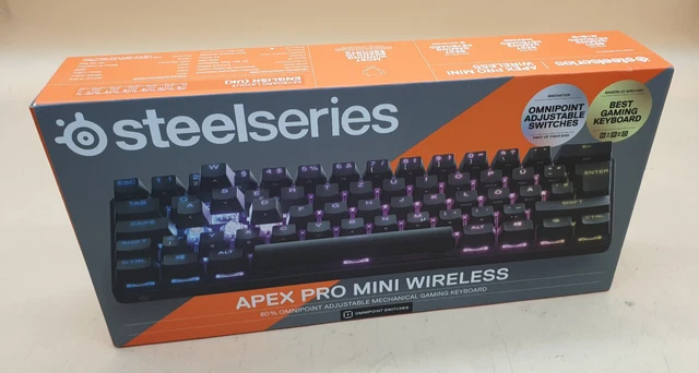 STEELSERIES APEX PRO Mini Wireless Mechanical Gaming Keyboard -READ ...
