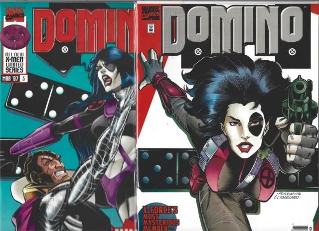 Domino Near Set / Lot Of 2 - #1 #3 (Nm-) Marvel Comics, X-Force