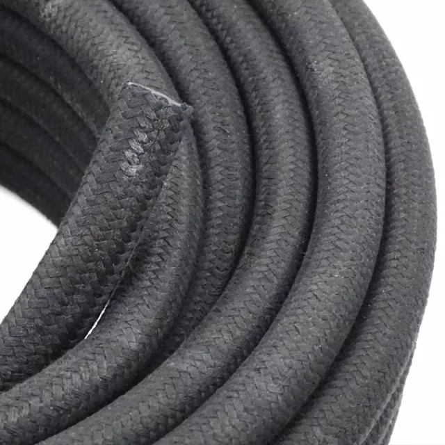 Rubber Braided Fuel Hose Pipe Engine Vacuum Line Unleaded Petrol Diesel Oil Tube