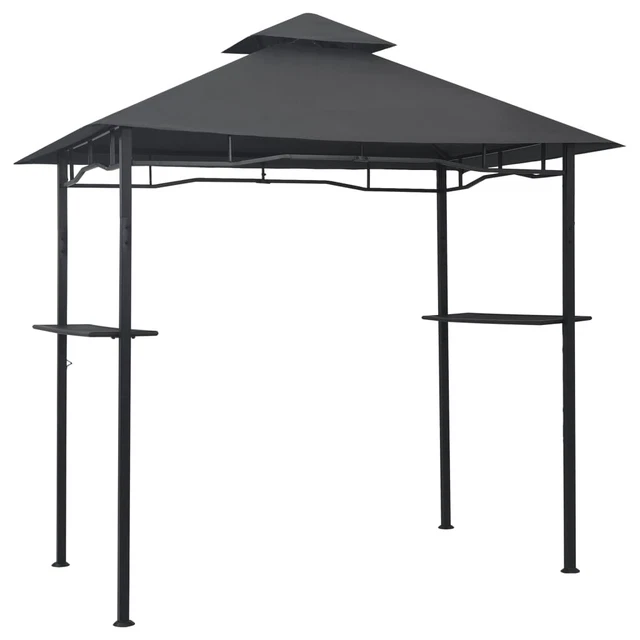 Grillpavillon BBQ Pavillon Grillzelt Grillüberdachung feuerhemmendes Doppeldach
