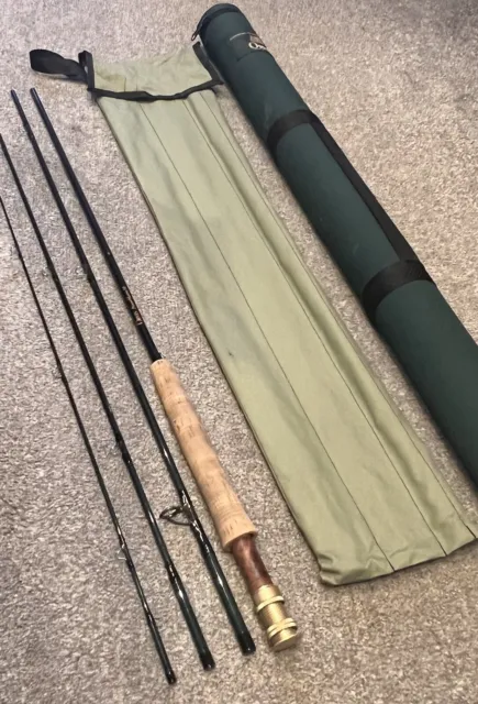 ORVIS FLY ROD #4 Silver label TL 8'6 2pc MID FLEX 8.0 + Tube Trout FLY  Fishing £99.00 - PicClick UK