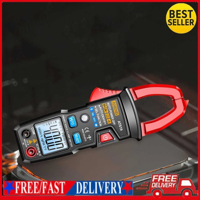 ANENG AT619 Electrical Current Tester AC/DC Clamp-On Amp Meter Measurement Tools