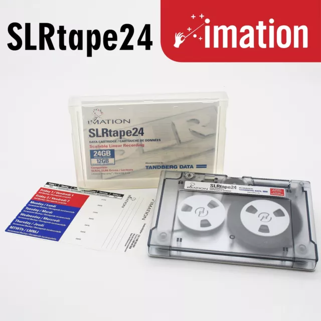 Storage Données Imation SLRtape24 Cartouche 12GB/24GB SLR24 SLR6 Tandberg Data