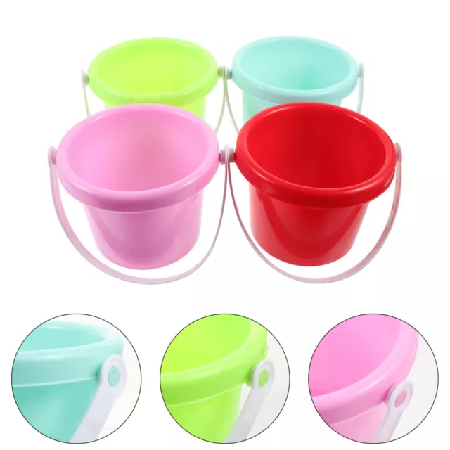 4pcs Sand Castle Mold Buckets - Kids Beach Outdoor Toys