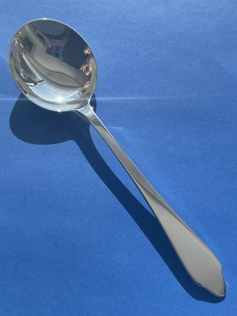 TIFFANY & CO Clinton Sterling Silver Round Bowl Gumbo Soup Spoon 7 1/2"