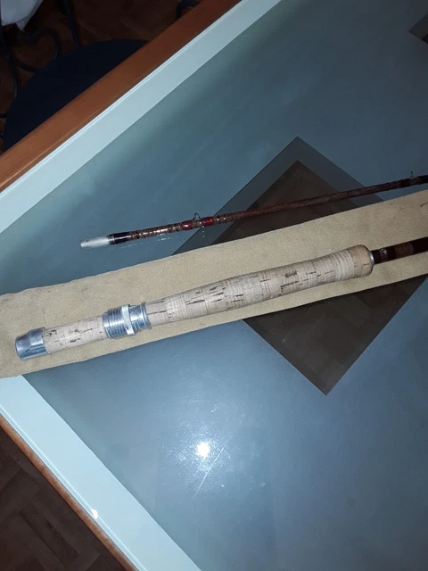 Ancienne Canne à Pêche à La Mouche ZÉNITH - 5 Segments - Avec Coffret En Bois