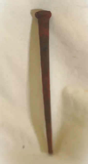 Antique Wrought Iron Square Cut Nails Lot of 7 b 2