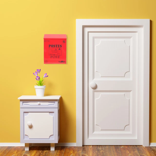 Suggestion Box Wall Mounted Drop Box Wall Letter Box Office Mailboxes Decorate 6
