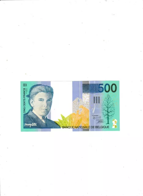 Belgium  500  Francs  1998  Unc