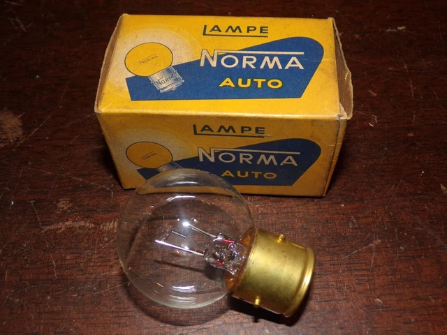 Ampoule NORMA 6V 45W BA21s - Axiale Incolore Ref 1202 - Occasion Bon état