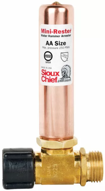 SIOUX CHIEF Mirester 7/8 Femelle Ballcock X 7/8 Mâle Ballcock Cuivre