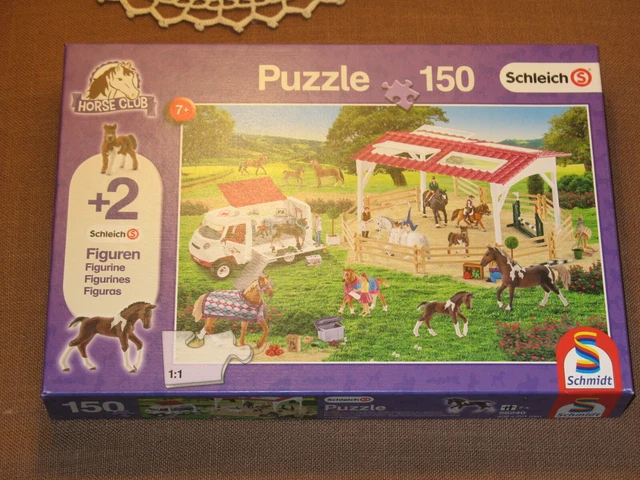 Puzzle Kinder 150 Teile Schmidt Schleich REITSCHULE UND TIERÄRZTIN