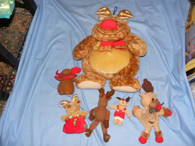 Étui pyjama bouteille d'eau chaude pour rennes de Noël et peluche jouets doux décoration