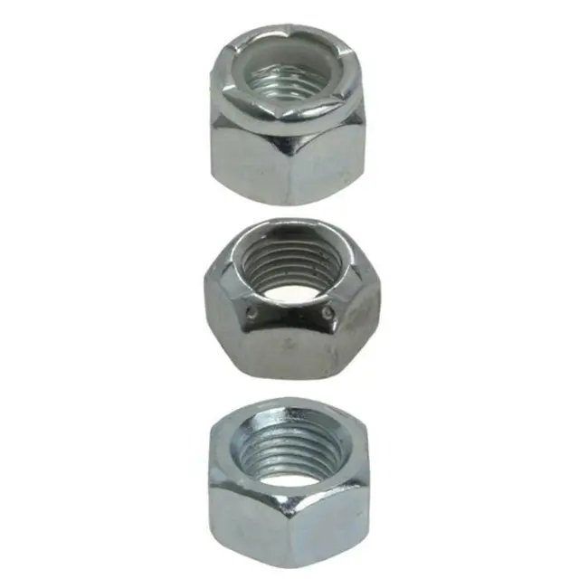 7/16" x 20 TPI UNF NUTS Imperial Fine High Tensile Steel ZP Zinc Plated