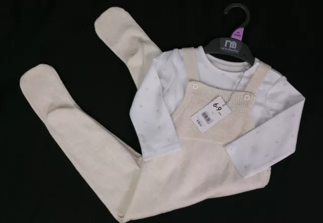 Vêtements bébé garçons SOINS MATERNELS étoile tricotée dungarees et combinaison 6-9 mois