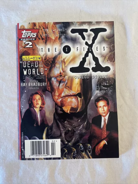 X-Files Digest #2 Topps Comics 1995 Scully  Mulder Collector Issue (Fox TV) 90's