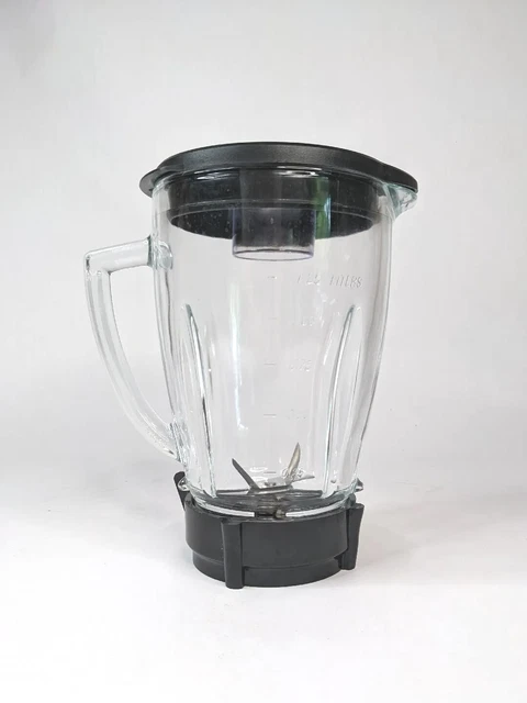 Oster 1200 Pro Replacement Glass Jar w/Lid Jar Base Bottom Cap Blade Gasket
