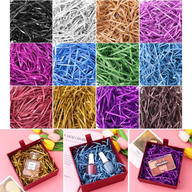 Material de relleno Raffia papel de relleno Raffia decoración de boda papel triturado