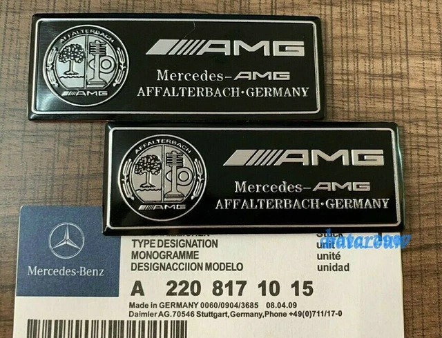 Mercedes-Benz AMG Metal Affalterbach Emblem Special Edition Interior S – Emblems LA Mercedes-Benz AMG Metal Affalterbach Emblem Special Edition Interior S – Emblems LA