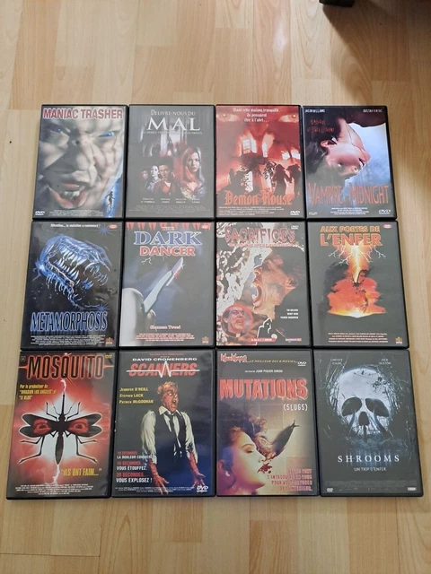 lot 12 dvd horreur gore - série B