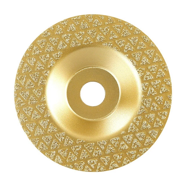 Accessories Grinding Disc Ceramic For Tile Marble Golden Vacuum Brazed
