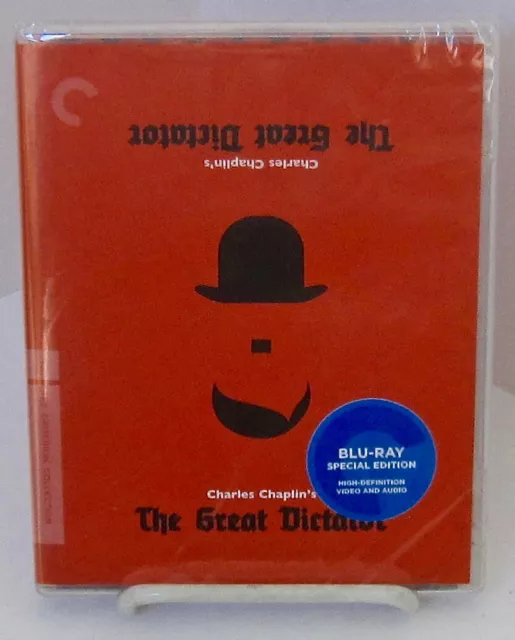 The Great Dictator (Criterion Blu-ray Disc) Chaplin 1940 Political Satire Comedy