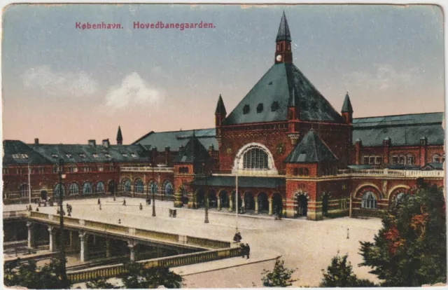 Alte AK Kobenhavn (Kopenhagen), Hovedbanegarden, Hauptbahnhof