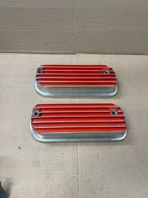 (2) Vintage Vw Beetle Bus Karmann Ghia 2000Cc Aluminum Valve Covers Rare