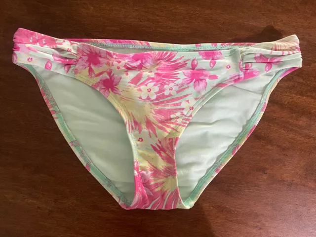 TARGET Sz Medium Bikini Bottom Floral Swim Suit Vacation tropical
