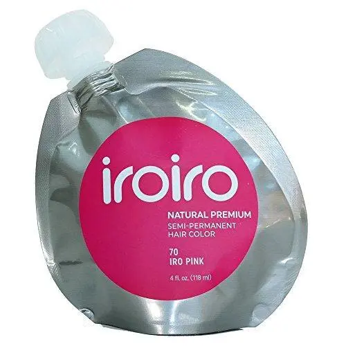 IROIRO PREMIUM NATURAL Semi-Permanent Hair Color 70 Pink (4oz) $17.59 ...