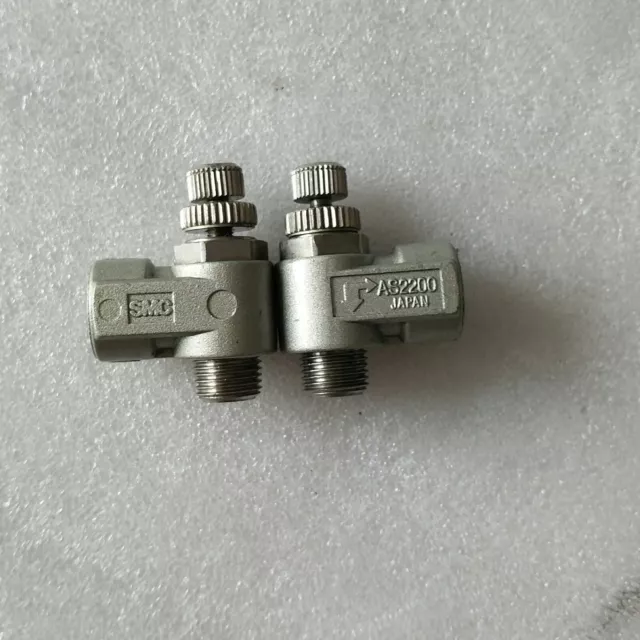 1 pieza SMC AS2200-N02-SD control de flujo neumático, tipo de tubería: codo  IK