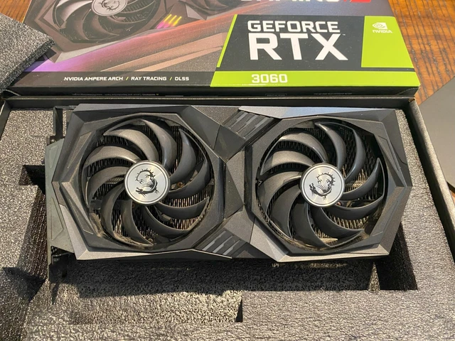 MSI GEFORCE RTX 3060 12GB GDDR6 Graphics Card (RTX3060GAMINGX12G) EUR ...