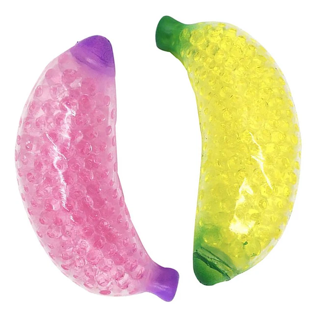 Squeeze Toys perline di banana palla stress giocattolo sollievo stress per ZR