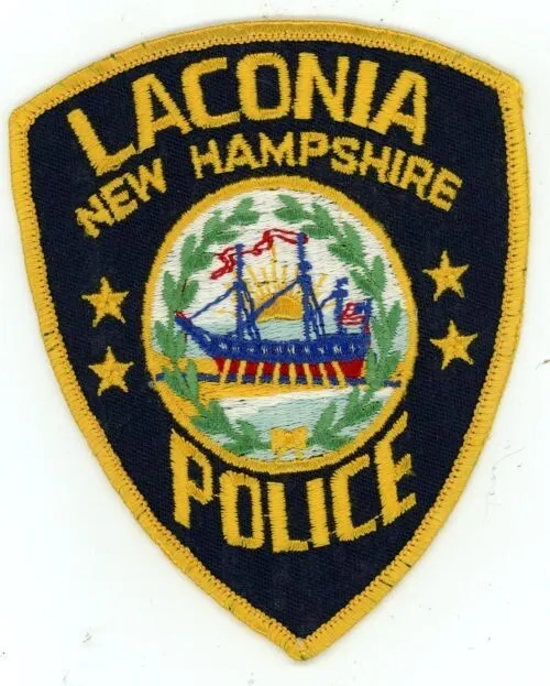 New Hampshire Nh Laconia Police Nice Shoulder Patch Sheriff
