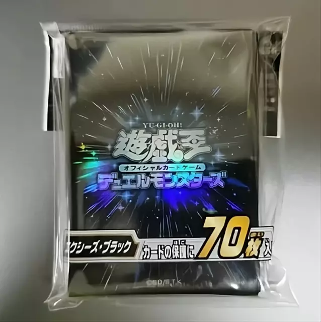 YuGiOh Official Sleeves Black Stars Space Chinese 70 Pieces Japanese Size