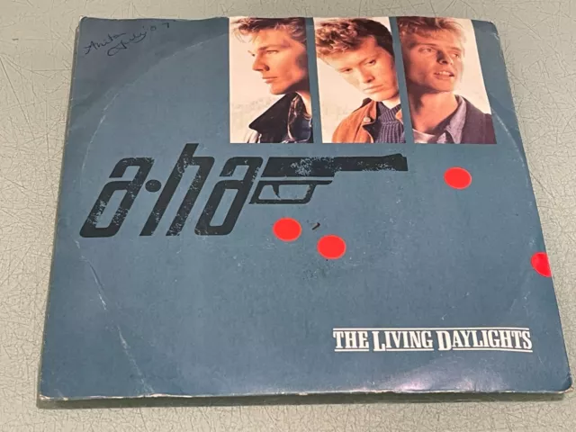 A-Ha - The Living Daylights - Vinyl Record 7" Single - 1987 WEA Records - W8305